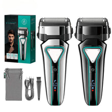 Load image into Gallery viewer, Electric Shaver Professional Razor Waterproof Beard Trimmer  Floating Shaving Rechargeable Electric for Men