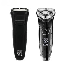 Load image into Gallery viewer, Three Head Floating Shaver Full Body Waterproof Digital Display Electric Rechargeable