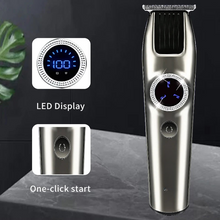 Load image into Gallery viewer, Professional Men Hair Clippers LED Display 0mm Bald Head Hair Trimmer 2 Speeds Electric Hair Cutting Machine Rechargeable