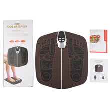 Load image into Gallery viewer, Electric EMS Foot Massager Pad Muscle Stimulator Foot Cushion Foldable Foot Massager Mat With Remote Control for Man Woman