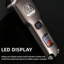 Load image into Gallery viewer, High-power Gradual Fader Hair Salon Two-piece Hair Clipper LCD Digital Display Hair Clipper