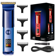 Load image into Gallery viewer, Professional Hair Trimmer For Men Electric Face Beard Body Hair Clipper Rechargeable LED LCD Hair Cutting Machine
