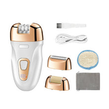 Load image into Gallery viewer, 3 In 1 Lady&#39;s Epilator Multi-function USB Rechargeable LCD Electric Callus Remover Wet&amp;Dry Unisex Hair Shaver