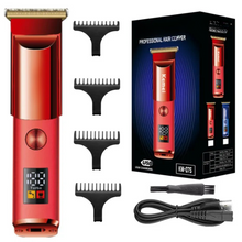 Load image into Gallery viewer, Professional Hair Trimmer For Men Electric Face Beard Body Hair Clipper Rechargeable LED LCD Hair Cutting Machine