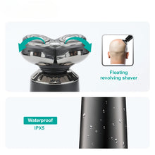 Load image into Gallery viewer, Intelligent Waterproof Barber Electric Shaver Men's Beard Body Hair Trimmer Rotating 5 Head Shaver Shaver Shaver