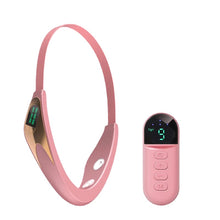 Load image into Gallery viewer, Microcurrent Facial Lifting Massager EMS Heating Skin Rejuvenation Vibration Facial Massager Remote Control V Face Lifting Belt