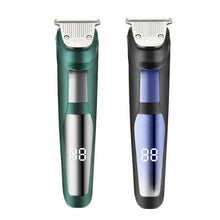 Load image into Gallery viewer, Waterproof Barber The Electric LED Displays The Hairdressing Tool USB Clipper Shaved Hair Carved Oil Head Push Shear