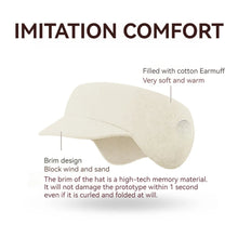 Load image into Gallery viewer, Earmuffs with Brim Cycling Running Bicycle Ski Double Layer Ear Warmer Plush Windproof Headwear Soft Warm Sports Headband Women