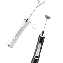Load image into Gallery viewer, Automatic Rotary Whisk Stirrer Cream Whipper Handheld Small Stirring Stick Black
