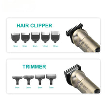 Load image into Gallery viewer, All in 1 Hair Trimmer For Men metal housing Beard Hair Clipper Body Trimmer Electric Facial Shaver Rechargeable