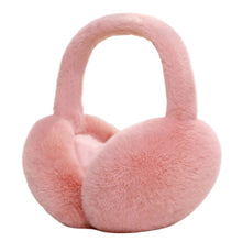 Load image into Gallery viewer, Soft Plush Ear Warmer Winter Warm Earmuffs Solid Color  Ear Cover Outdoor Cold Protection Ear-Muffs Folding Earflap Fashion