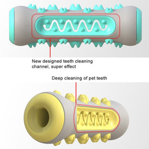 Pet Dog Bone Shape Molar Teeth Cleaner Brushing Stick Interactive Chew Toy