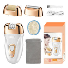 Load image into Gallery viewer, 3 In 1 Lady&#39;s Epilator Multi-function USB Rechargeable LCD Electric Callus Remover Wet&amp;Dry Unisex Hair Shaver