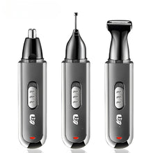Load image into Gallery viewer, 3 IN 1 Eyebrows Trimmer Type-C Nose Trimmer Electric Replaceable Hair Remover Professional USB Charging Hair Shaver