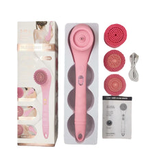 Load image into Gallery viewer, Electric Body Brush Rechargeable Scrubber Shower Brush with Handle Spin Skin Cleaning Brush for Men Women Massage Exfoliating