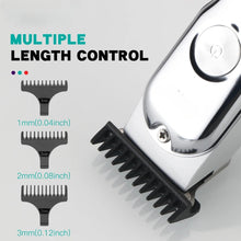 Load image into Gallery viewer, Hair Clipper Rechargeable Hair Cutting Machine Cordless Hair Trimmer Electric Barber 0mm Cutting Blade Clipper for Men