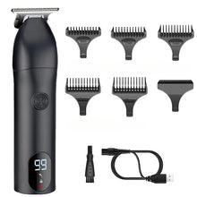 Load image into Gallery viewer, Ceramic Blade Electric Hair Clipper Men Barber Beard Trimmer Rechargeable Hair Cutting Machine for Men Low Noise Adult Hair Cut