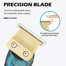 Load image into Gallery viewer, Hair Trimmer Professional Trimmer Rechargeable Hair Clipper Waterproof Hair Cutting Machine T-Blade Trimmer for Men