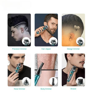 Hair Clipper Cordless Haircut Machine Professional IPX6 Hair Clipper Multifunctional Trimmer Electric Clippers for Men