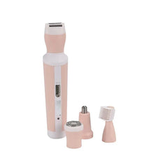 Load image into Gallery viewer, Facial Hair Removal for Women 4 in 1 Epilator Shaver &amp; Nose Hair Trimmer Cordless Rechargeable Wet &amp; Dry for Underarms Legs
