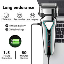 Load image into Gallery viewer, Electric Shaver Professional Razor Waterproof Beard Trimmer  Floating Shaving Rechargeable Electric for Men
