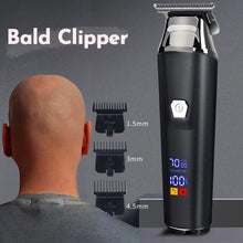 Load image into Gallery viewer, Bald Grooming Clipper Professional Electric Hair Trimmer for Men Barber 0mm Cutter Machine Beard Trimmer Men&#39;s Shavers Razors