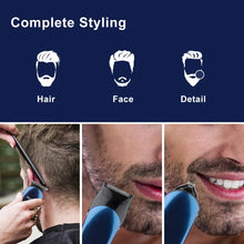 Load image into Gallery viewer, Multi-in-one Hair Clipper Shaver Nose Ear Eyebrow Trimmer Four Heads USB Rechargeable Hair Beard Electric Haircut