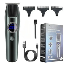 Load image into Gallery viewer, Hair Cutting Machine LCD Digital Display Oil Head Engraving Hair Clipper Hair Salon Home Men's Electric Clippers