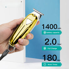 Load image into Gallery viewer, Hair Trimmer Cordless Hair Clipper Rechargeable Barber Professional Hair Cutting Machine Bald Head Trimmer for Men