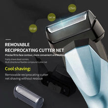 Load image into Gallery viewer, 3-in-1 Multifunctional Men Electric Reciprocating Shaver Hair Trimmer Rechargeable Hair Clipper Nose Ear Hair Trimmer