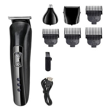 Load image into Gallery viewer, Multifunctional USB Hair Clipper Rechargeable Electric Hair Clipper Electric Shaver Beard Shaver Hair Clipper