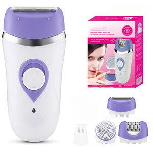 Powerful Electric Epilator For Women 3 in 1 Facial Body Hair Removal Machine For Bikini Underarms Legs Rechargeable
