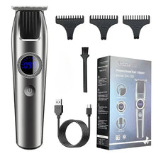 Load image into Gallery viewer, Hair Cutting Machine LCD Digital Display Oil Head Engraving Hair Clipper Hair Salon Home Men's Electric Clippers