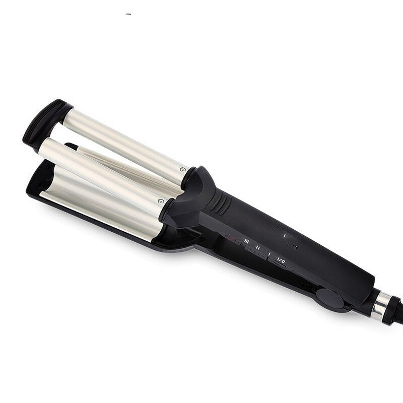 Ceramic Household Hair Dryer Curling Iron Gold Professional Big Wave Curler Egg Roll Wool Roll Styling Tool