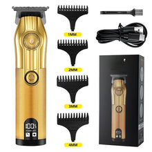 Load image into Gallery viewer, Hair Clipper Rechargeable Professional Hair Clipper Men&#39;s Electric Hair Clipper Cordless Haircut Styling Men&#39;s Beard Trimmer
