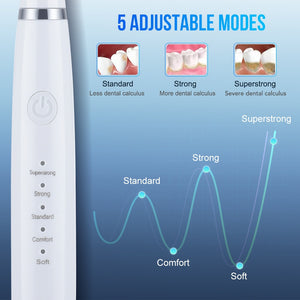 Electric Dental Calculus Remover Dental Cleaning Device Teeth Cleaner Tooth Whitening Irrigator Tartar Scaler Teeth Care