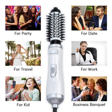 Load image into Gallery viewer, Professional Hot Air hair dryer brush Multifunctional hairdryer Portable Electric Hair Straightener blowdryer brush