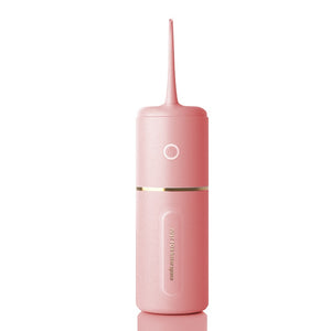 Portable Oral Irrigator Pulse Dental Water Flosser USB Rechargeable Water Jet 280ml Water Tank Waterproof Teeth Cleaner