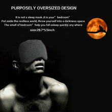 Load image into Gallery viewer, Cotton Silk Sleep Mask Blockout Eye Cover Eye Patch Women Men Soft Portable Blindfold Travel Eyepatch Sleeping Eye Mask