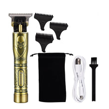 Load image into Gallery viewer, Hair Trimmer Li T-Outliner Skeleton Heavy Hitter Cordless Trimmer Men 0 Mm Baldhead Hair Clipper Finishing Hair Cutting Machine