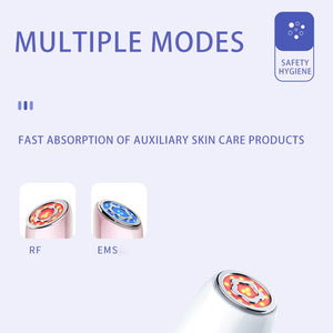 6 In 1 RF Face Massager Skin Rejuvenation Facial Mesotherapy Lifting Beauty Vibration Wrinkle Removal Anti Aging Radio Frequency