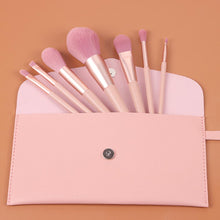 Load image into Gallery viewer, 7pcs Nude Pink Makeup Brushes Kit Beauty Make Up Tool Loose Powder Concealer Blush Eyeshadow Brush Cosmetic Set