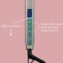 Load image into Gallery viewer, Hair Straightener Intelligent Touch LCD Display Screen Floating Panel Fast Heating Flat lron Professional  Straightening Irons