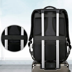 Business Backpack For Men Portable USB Charging Bag Waterproof Oxford Cloth Rucksack Male Multifunction Laptop Bagpack