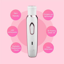 Load image into Gallery viewer, 4 in 1 Electric Women Epilator Bikini Body Armpit Electric USB Rechargeable Hair Removal Trimmer Quick Safe Hair Removal Shaver