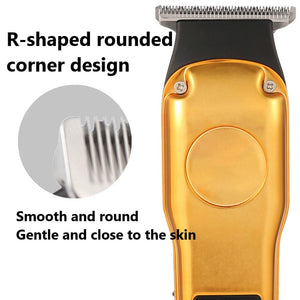 Hair Clipper Electric Hair Trimmer Cordless Shaver Trimmer 0mm Men Barber Hair Cutting Machine for Men Rechargeable USB