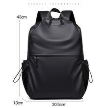 Load image into Gallery viewer, Men&#39;s Fashion Backpack Trendy Black Portable Casual Designer Backbags Waterproof Luxury Business Bag For Laptop 14 Inch