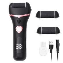Load image into Gallery viewer, NEW  Electric Foot File Rechargeable Waterproof Hard Skin Remover Foot with 3 Rollers Foot Files for Hard Skin and Dead Skin