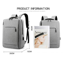 Load image into Gallery viewer, Multifunctional Man Backpack Waterproof Nylon Bag Large Capacity USB Charing Business Rucksack For Laptop 15.6 Inch Male