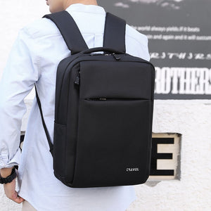 Business Mens Backpack USB Charging Waterproof Bag Multifunction Anti-theft Rucksack For Laptop 15.6 Inch Reflective Design